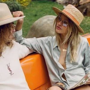 Lack of Color Spencer Terracotta Brimed Boater Hat